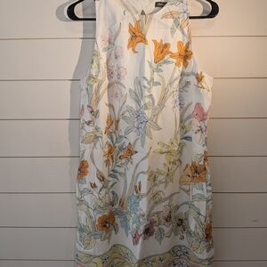 Tommy Bahama Floral Dress with Yellow and Blue Accents